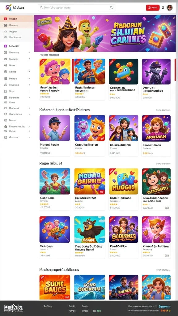 neototo - Tampilan awal yang menarik dan penuh warna.